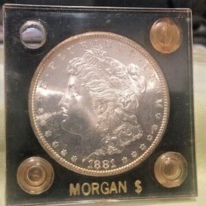 1881 S- Silver Morgan Dollar $1 (Very Fine, VF Condition)